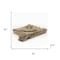 Homeroots 50" X 60" Brown Cotton Woven Geometric Throw Blanket with Tassels 518851 - alternate 5