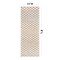 World Rug Gallery Beige Block Shag Runner Rug 2 ft 3 in x 8 ft Beige WR118BEIGE2X8 - alternate 3