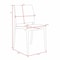Niche Terrace Plastic Indoor/Outdoor Stacking Chair, for Patio, Cafe, Breakroom, Dining, White Down, 4PK 4100WH4PK - alternate 4