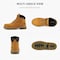 Handpoint Mens Wheat Nubuck Leather Soft Toe Work Boots-Slip Resistant Casual Safety Shoes, 7 00094EE-7 - alternate 6