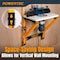 Powertec Folding Trim Router Table Stand, 11.5in x 15.5in - Adjustable Height Workstation UT1013 - alternate 4