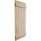 Ekena Millwork Rustic Four Board Joined Board-n-Batten Hand Hewn Faux Wood Shutters, 22W x 36H, PR SHUBJS22X36HHPR - alternate 9