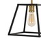 Jonathan Y Girard 9.25" 1-Light Farmhouse Industrial Iron LED Pendant, Black/Brass Gold JYL6509A - alternate 8
