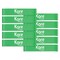 Kore Design Fidget Kick Bands, Silicone, 12in. to 24in., Green, 10PK KDKB-0002 - alternate 1