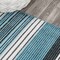 Jonathan Y Duxbury Gradient Ticking Striped Blue/Navy 4 ft. x 6 ft. Area Rug LUX102A-4 - alternate 4