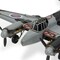 Homeroots 4" Black and Gray Metal Hand Painted Model Airplane Tabletop Sculpture 489460 - alternate 4