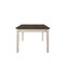 Homeroots 78" Oak and Cream Wood Dining Table 631280 - alternate 6