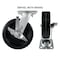 Hyw Products Heavy Duty Caster 8in Phenolic Wheel, Swivel with Brake 40-80S-A1-PH-TB - alternate 2