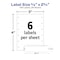 Avery File Folder Labels, Permanent Adh, PK156 6141 - alternate 3
