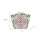 Homeroots 12" X 12" Vintage Green and Taupe Mosaic Peel and Stick Removable Tiles 556414 - alternate 4