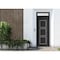 Vdomdoors Front Exterior Prehung Metal-Plastic Door, Manux 8661 Matte Black, Top Sidelite Transom, Office Com MANUX8661EXD-BLK-W36xH80+14-LH - alternate 1