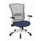 Space Seating Pulsar White Frame Managers Chair, Diamond Blue Galaxy 317W-W1C1F2W-296 - alternate 1