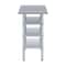 Amgood 20in D x 20in L Stainless Steel Table, Three Undershelves AMG WT-2020-3SH-Z - alternate 7