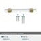 Amerock Glacio 3-3/4 in 96 mm Center-to-Center Clear/Champagne Bronze Cabinet Pull BP36654CCZ - alternate 2