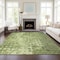 Homeroots 8' X 10' Olive Green Ikat Washable Indoor Outdoor Area Rug 576992 - alternate 5