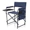 Picnic Time Family Of Brands Sports Chair, Navy Blue with Black Accents 809-00-136-000-0 - alternate 1