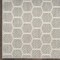 Homeroots 8' Gray And Ivory Geometric Indoor Outdoor Runner Rug 564052 - alternate 5