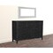 Homeroots 57" Black Solid Wood Seven Drawer Dresser 521236 - alternate 3