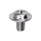 Auveco Phillips Pan Washer Head License Plate Screw M5-0.8 x 8mm - Zinc, 100PK 23868 - alternate 1