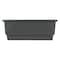 Pure Garden Railing Planter 20.75 in Flower Box w/ Drainage Insert 6-Gallon Outdoor Planter Box 50-LG1462 - alternate 5
