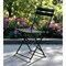 Homeroots Set of Two Black Aluminum Outdoor Folding Dining Chairs 606524 - alternate 1