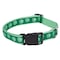 Casual Canine Dog Collar, 6 to 10 in L Collar, 3/8 in W Collar, Nylon, Green ZA8871 06 43 - alternate 1