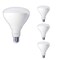 Bulbrite LED Filament 15W Dimmable BR40 Light Bulbs, Frost Glass, Medium E26 Base, 3000K, 1100lu, 4PK 862802 - alternate 1