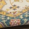 Homeroots 8' X 10' Ivory And Gold Floral Indoor Outdoor Area Rug 573058 - alternate 5