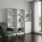 Homeroots Set of Three White Wood Eleven Tier Modular Bookcase with Two Doors, 3PK 546630 - alternate 4