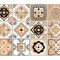 Homeroots 7" X 7" Shades Of Taupe Mosaic Peel And Stick Removable Tiles 390921 - alternate 4