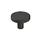 Amerock Versa 1-3/8 in 35 mm Diameter Matte Black Cabinet Knob BP36904FB - alternate 1