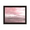 Homeroots Pink Beach Emotions Black Framed Print Wall Art 530026 - alternate 3