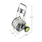 Kings County Tools Garden Hose Reel Cart w/ 100 ft 5/8in Water Hose & Nozzle Italian Made Portable Metal Holder GW68C02-07 - alternate 7