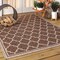 Jonathan Y Trebol Moroccan Trellis Textured Weave Espresso/Taupe 5 ft. x 8 ft. Indoor/Outdoor Area Rug SMB109B-5 - alternate 4