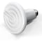 Simple Deluxe Ceramic Heat Emitter 100W Reptile Heat Lamp Bulb No Light Emitting Brooder Coop Heater for Amphibia PTBULBINVISIBLE100WHT - alternate 1