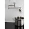 Kingston Brass Wall Mount Pot Filler Faucet, Polished Nickel KS8106RX - alternate 6