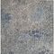 Homeroots 10' X 14' Silver Blue And Brown Abstract Washable Indoor Outdoor Area Rug 596835 - alternate 5