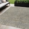 Homeroots 5' X 8' Taupe Gray And Beige Southwestern Washable Indoor Outdoor Area Rug 587093 - alternate 1