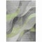 Homeroots 3' X 5' Artichoke Green Gray And Silver Abstract Washable Indoor Outdoor Area Rug 616748 - alternate 4