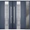 Vdomdoors Steel Double Doors Deux 0757 Gray Graphite Sidelight Exterior Window Stainless Inserts Single Moder DEUX0757DEXD-GRE-RH-W72+12 x H80 - alternate 1
