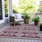 Homeroots 9' X 12' Eggplant And Ivory Southwestern Washable Indoor Outdoor Area Rug 593670 - alternate 5
