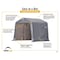 Shelterlogic Shed-in-a-Box 8 x 8 x 8 ft Grey 70423 - alternate 11