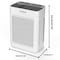 Edendirect 2500 sq. ft.True HEPA H13 Personal Room Air Purifier in White, 99.97% Cleaner, Air Quality Indicator ZR-HAAP1245-B - alternate 7