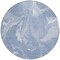 Homeroots 8' Blue And Sky Blue Round Abstract Washable Indoor Outdoor Area Rug 587472 - alternate 4