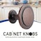 Lifemaster 1-1/4in Cabinet Knobs, Oil Rubbed Bronze, Durable Zinc Alloy, Easy Installation, 20PK LMKNBGLD20 - alternate 5