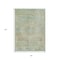 Homeroots 5' X 8' Sage And Copper Medallion Washable Indoor Outdoor Area Rug 615735 - alternate 5