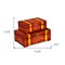 Homeroots Set of Two Brown Wood Box With Lid, 2PK 489372 - alternate 3