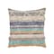 Homeroots Set of Two Blue Striped Cotton Throw Pillow With Fringe, 2PK 554580 - alternate 4