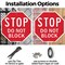 Signmission Stop Do Not Block, 10 inch X 10 inch, Aluminum Metal Signs, 2PK OC-A-2PACK-10-206 - alternate 3