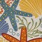 Homeroots 8' X 11' Blue And Yellow Starfish Indoor Outdoor Area Rug 546833 - alternate 4